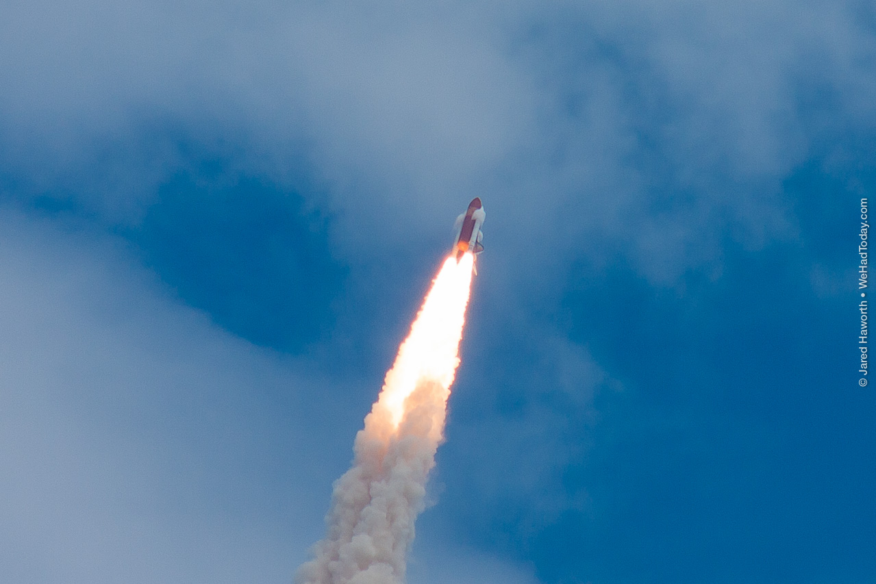 The final launch of the Space Shuttle Program, Atlantis ascends for the International Space Station.